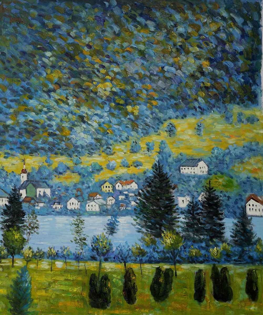 Pendio Montano a Unterach - Gustav Klimt Paintings